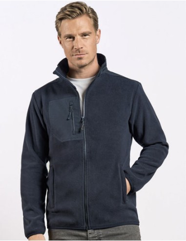 PRM-7950-Mens Canvas Fleece Jacket